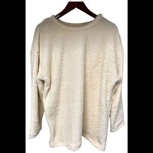 Comfort Code Women's Plush Knit Pullover Tunic Purple White - Regular